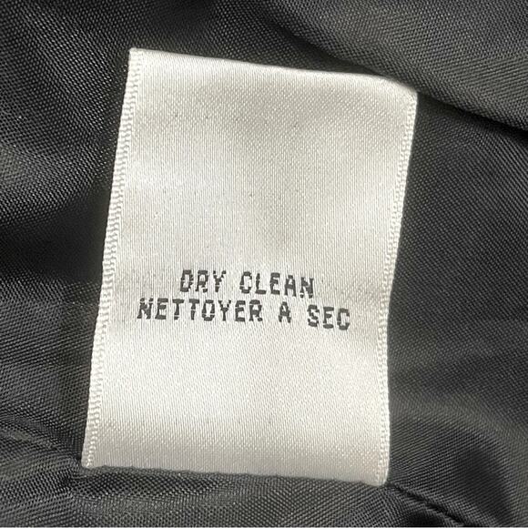 Talbots Full-Zip Vest Herringbone Wool Silk Blend Lined Snowflake - Large - Picture 10 of 11